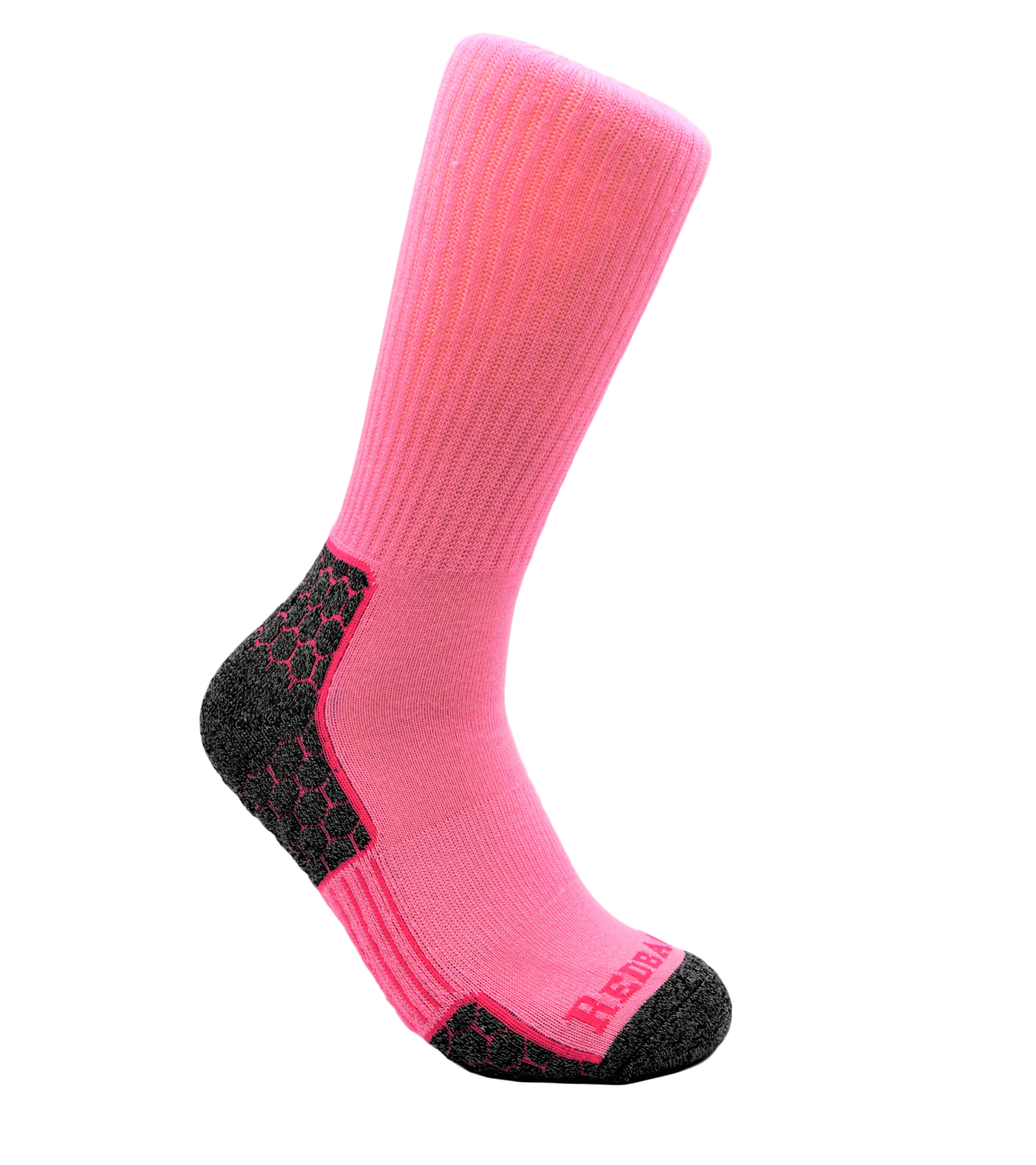 Rebel Crew Socks in Pink Adult