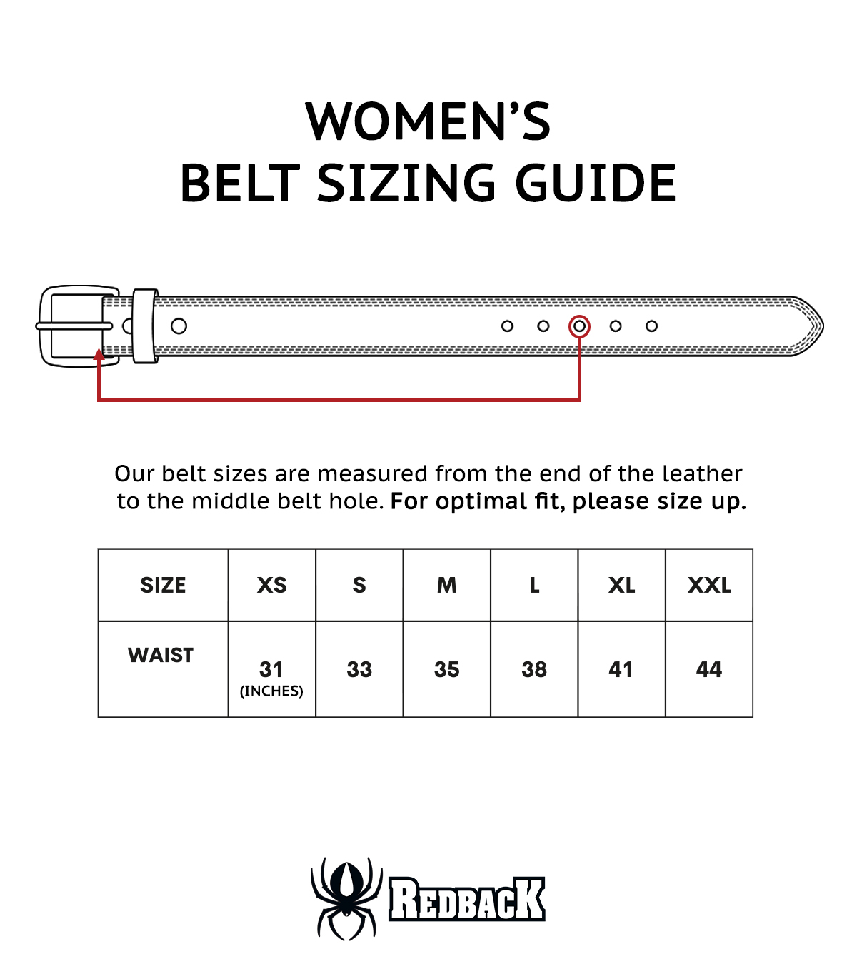 Womens Boot Work Belt