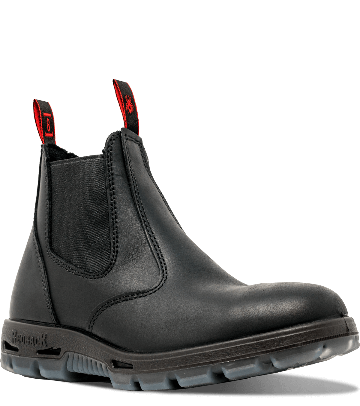 black safety toe boots